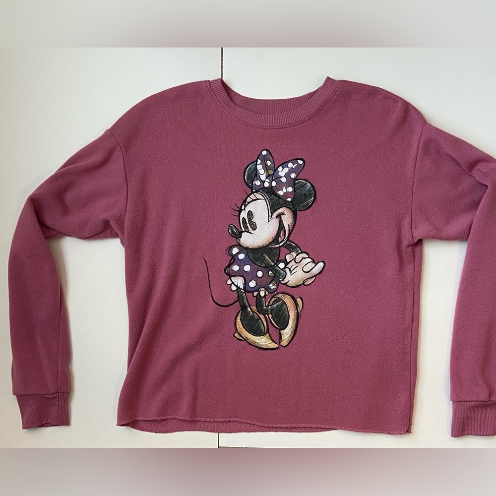 Disney cropped sweater, mini mouse size xs